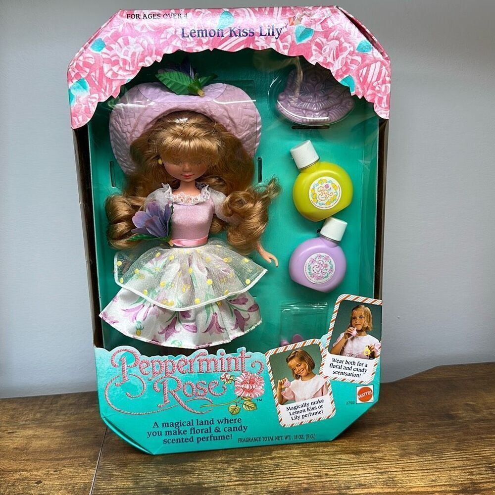 Peppermint Rose 1992 Lemon Kiss Lily Doll‎ Mattel 0792 Collectible Vintage